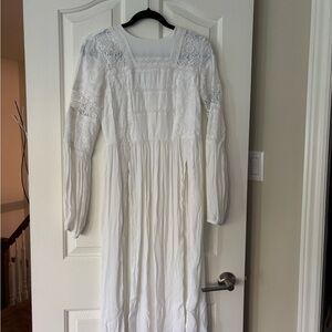 Tristan White Lace Detail Tunic